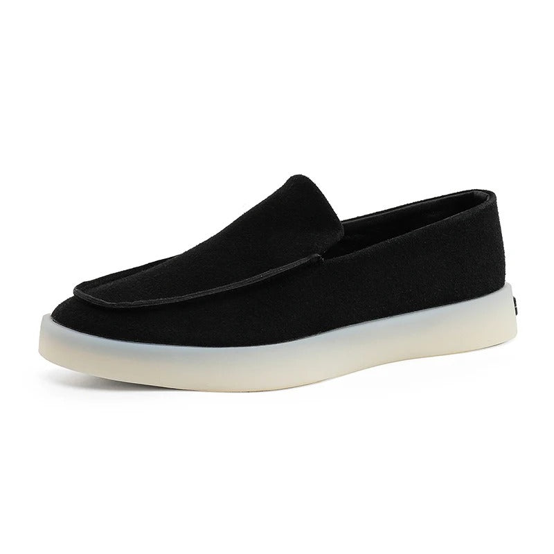 Mocassins de Negócio em Camurça Clássica