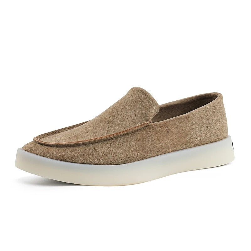 Mocassins de Negócio em Camurça Clássica