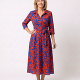 Kler | Vestido longo com mangas e cinto