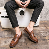 Mocassins de couro para raparigas