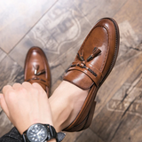 Mocassins de couro para raparigas