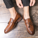 Mocassins de couro para raparigas