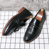 Mocassins de couro para raparigas