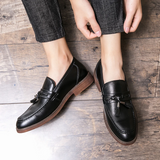 Mocassins de couro para raparigas