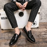 Mocassins de couro para raparigas