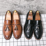 Mocassins de couro para raparigas