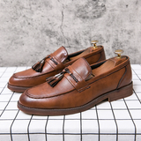 Mocassins de couro para raparigas