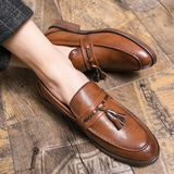 Mocassins de couro para raparigas