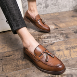 Mocassins de couro para raparigas