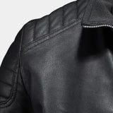 Luca™ | Casaco de pele com design cruzado