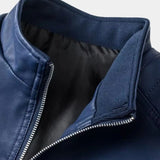 Luca™ | Casaco de pele com design cruzado