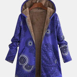 Lua | Hoodie de Fleece Mandala Azul Meia-Noite