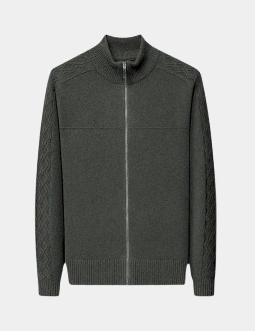 Magnus™ | Pullover de cachemira com fecho