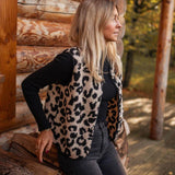Maya | Colete com padrão de leopardo