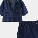 Framboesa | Conjunto de Denim
