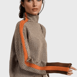 Mari | Pullover de lã com gola alta