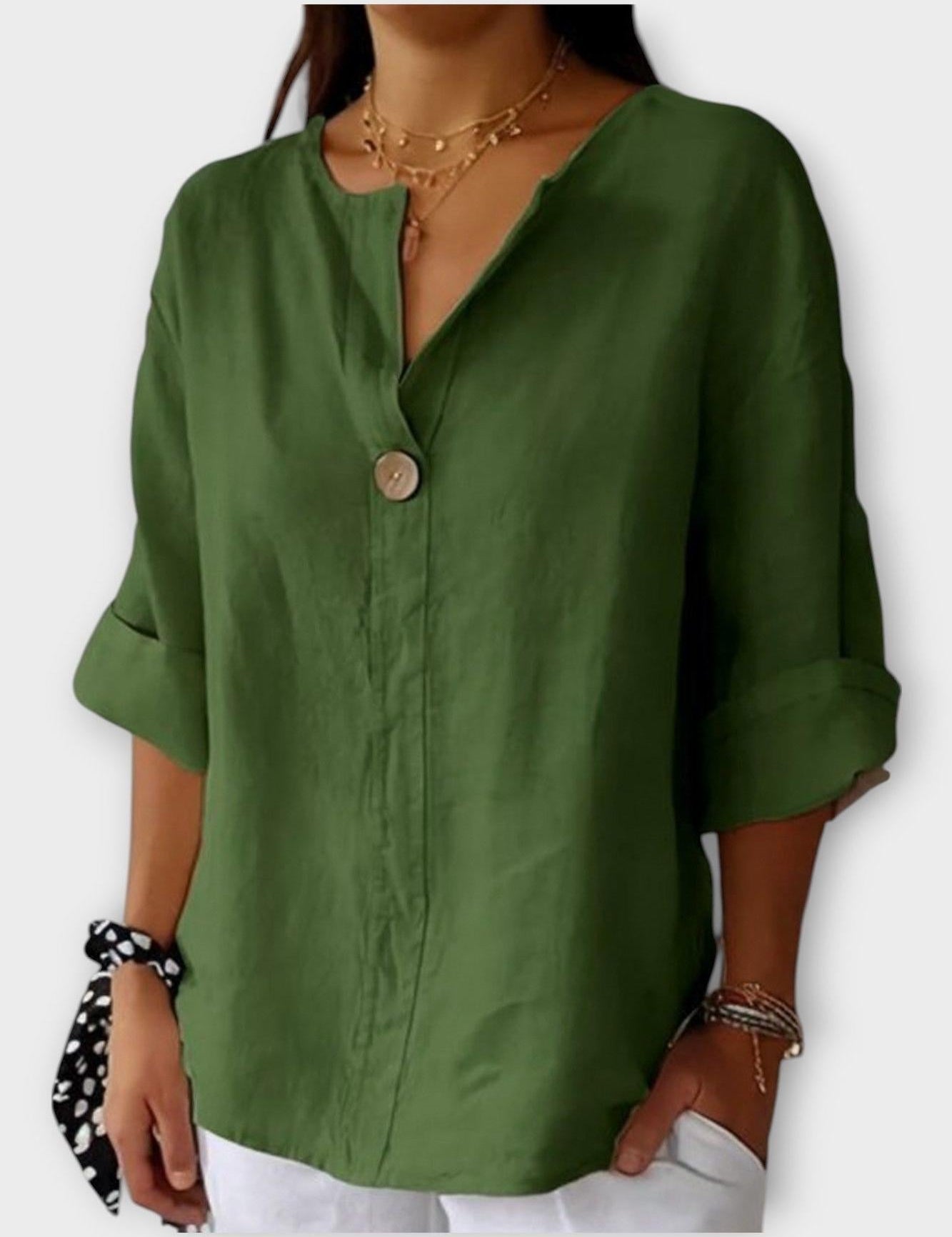 Mari | Camisa com decote em V