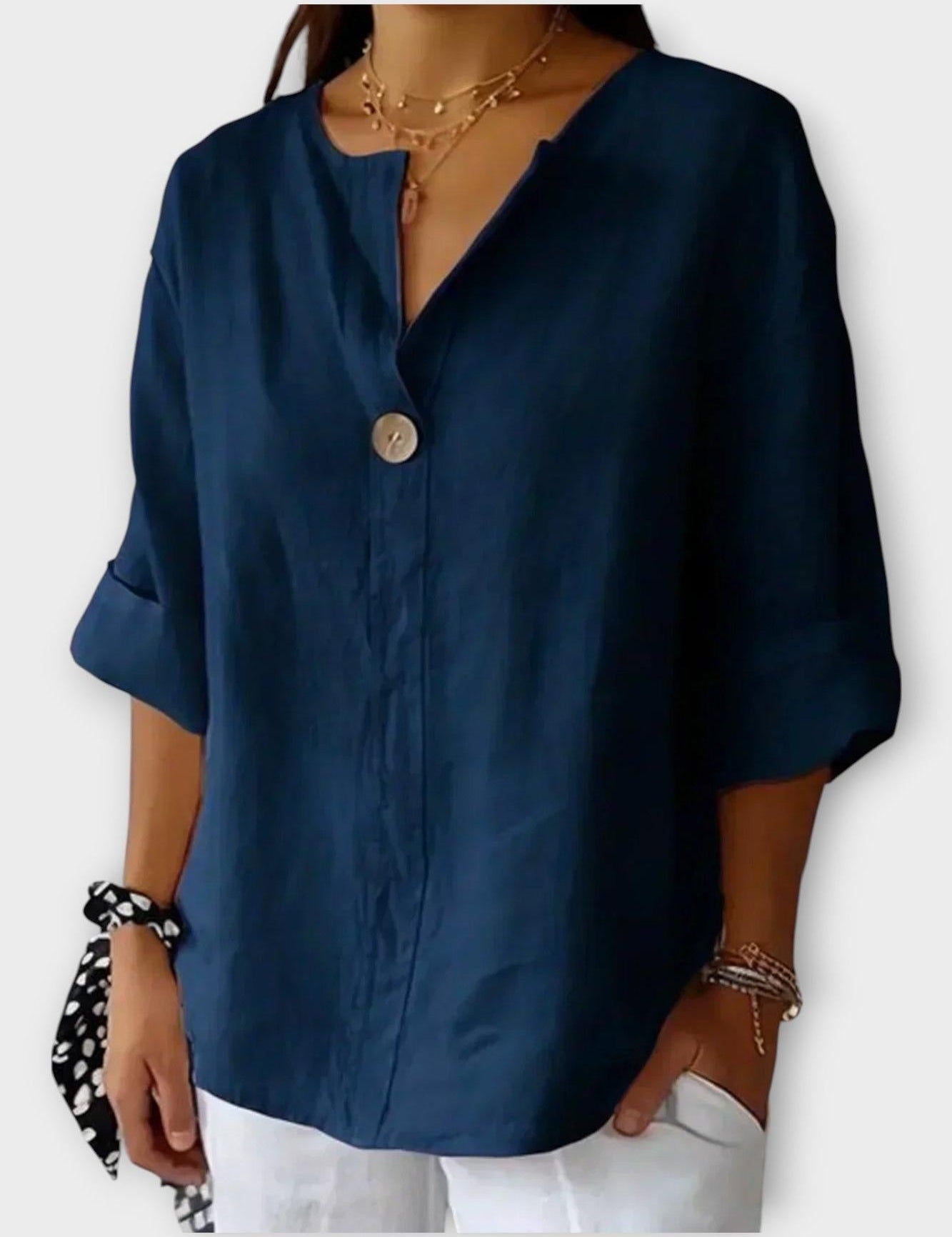Mari | Camisa com decote em V