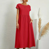 Gabriel™ — Vestido midi elegante com design fluido