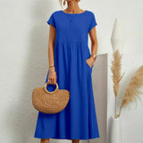 Gabriel™ — Vestido midi elegante com design fluido