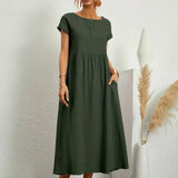 Gabriel™ — Vestido midi elegante com design fluido