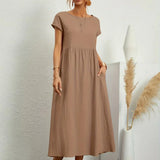 Gabriel™ — Vestido midi elegante com design fluido