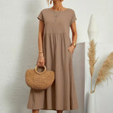 Gabriel™ — Vestido midi elegante com design fluido