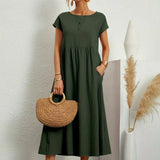 Gabriel™ — Vestido midi elegante com design fluido