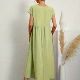 Gabriel™ — Vestido midi elegante com design fluido