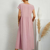 Gabriel™ — Vestido midi elegante com design fluido