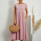Gabriel™ — Vestido midi elegante com design fluido