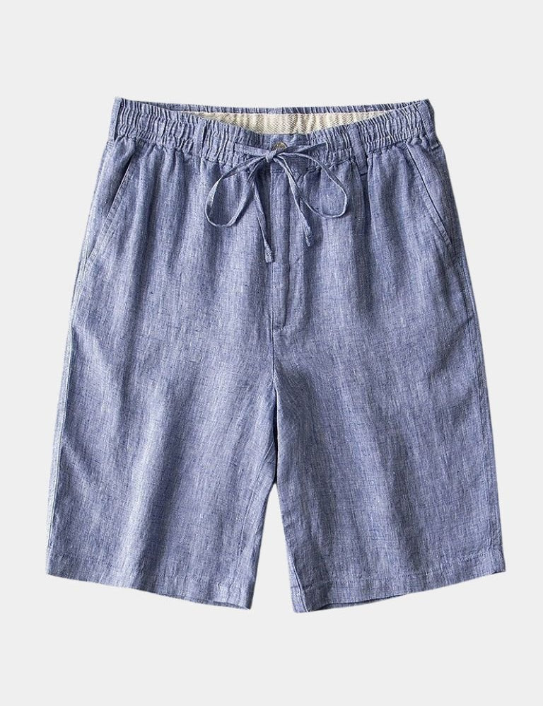 Mikkel™ | Calções de linho cinza Mariner