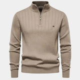 Mikkel™ | Sweatshirt de algodão com meia zip