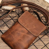 Mikkel™ | Mini bolsa de ombro em pele