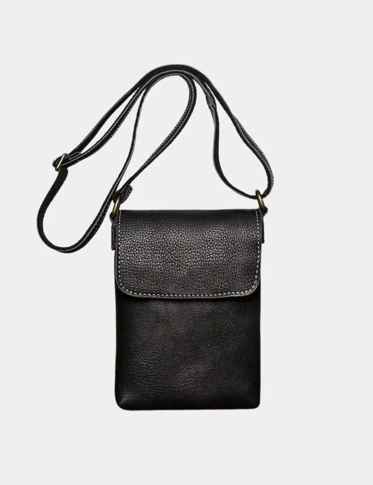 Mikkel™ | Mini bolsa de ombro em pele