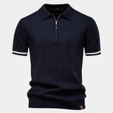 Mikkel™ | Pólo com fecho Royal