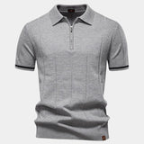Mikkel™ | Pólo com fecho Royal