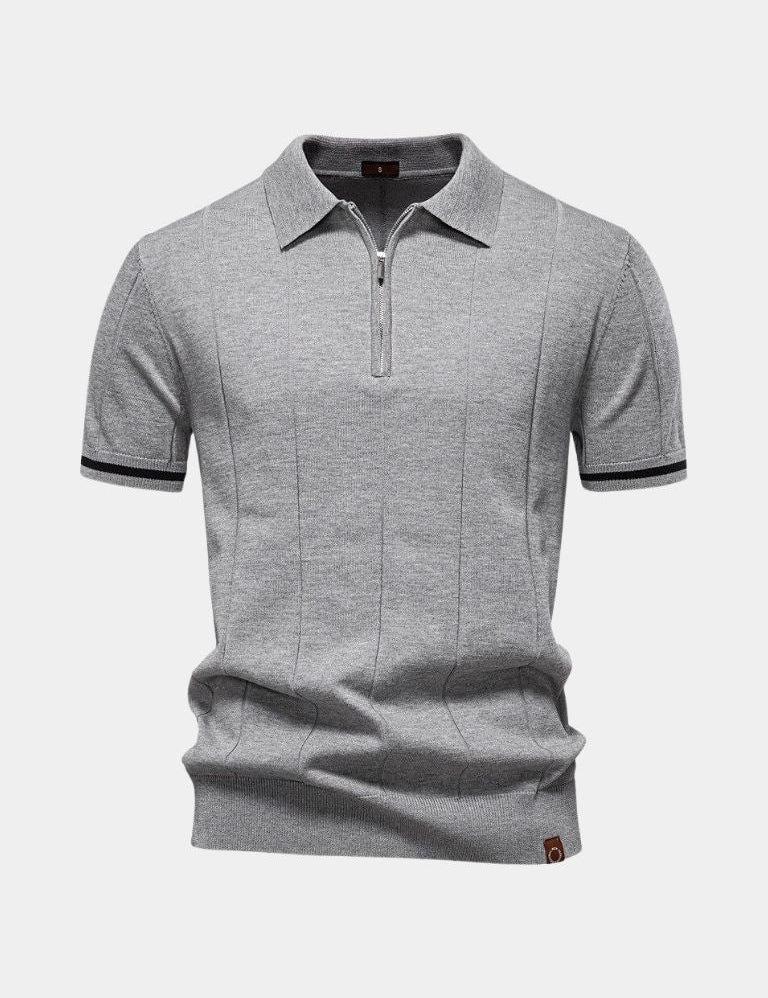 Mikkel™ | Pólo com fecho Royal