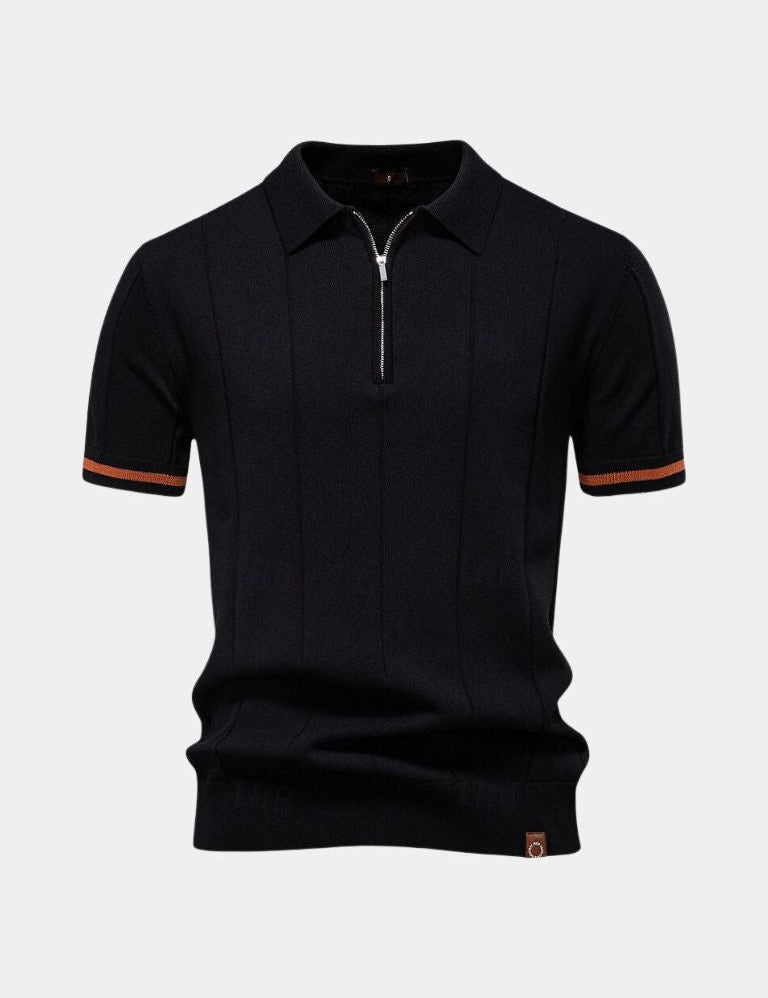 Mikkel™ | Pólo com fecho Royal