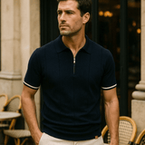 Mikkel™ | Pólo com fecho Royal