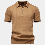 Mikkel™ | Pólo com fecho Royal