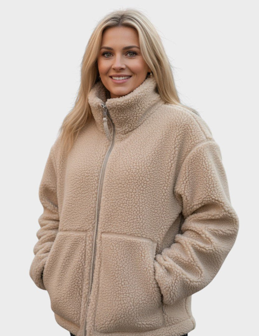 Mille™ | Casaco elegante de teddy com design nórdico