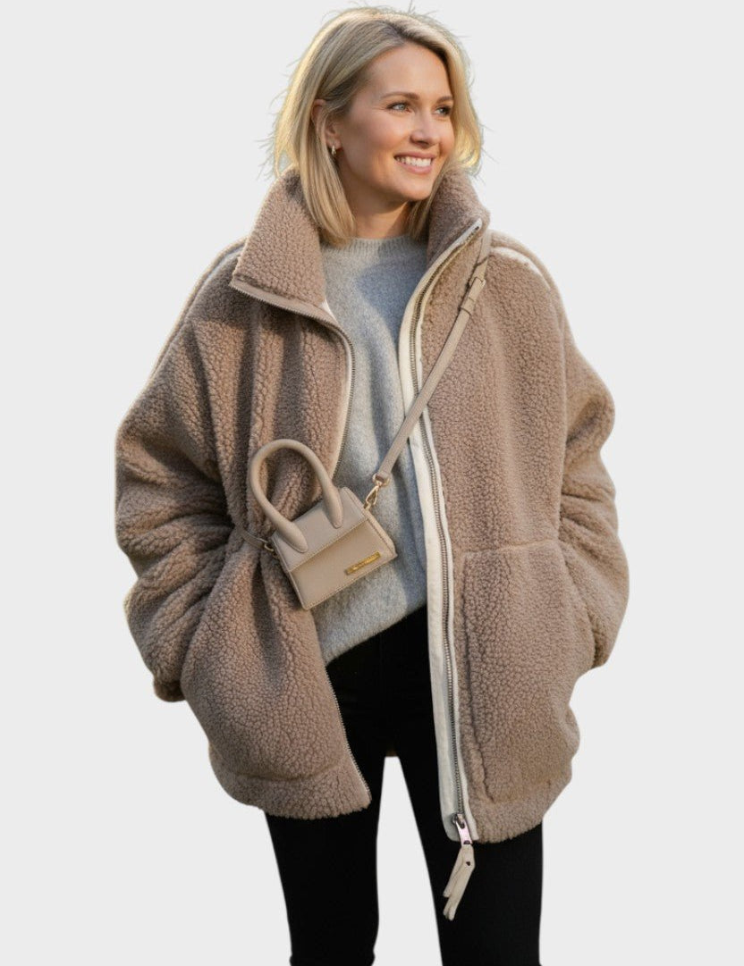 Mille™ | Casaco elegante de teddy com design nórdico