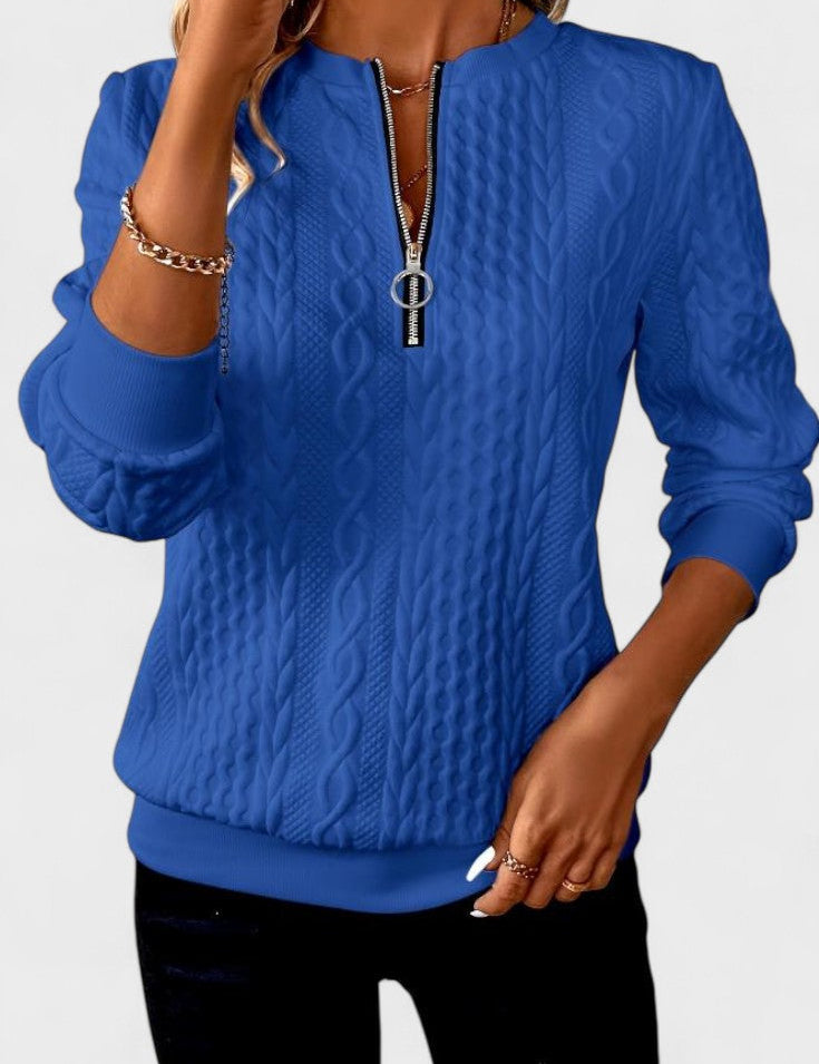 Nela™ | Sweatshirt com fecho para mulheres
