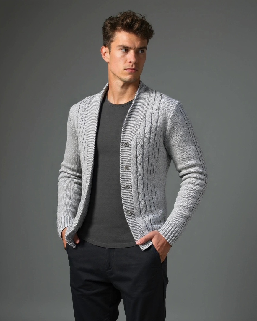 Noah™ | Cardigã elegante para homens