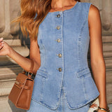 Felícia | Conjunto de Jeans Estiloso