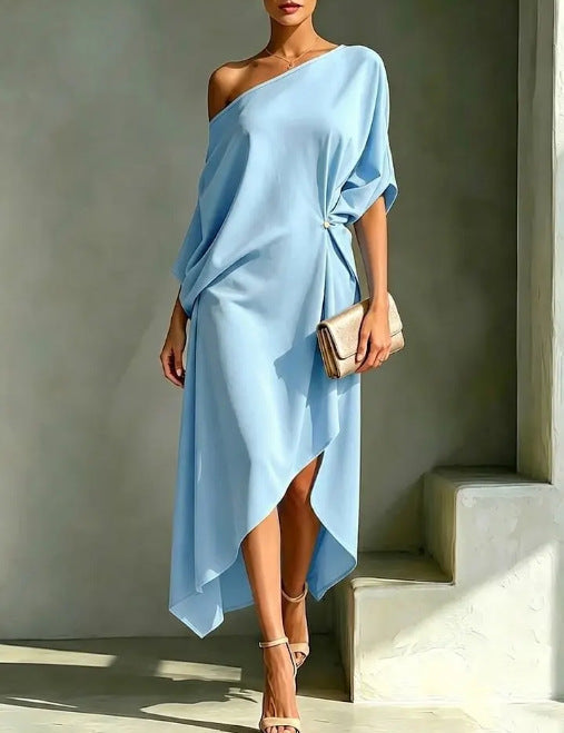 Camila – Vestido Elegante Assimétrico