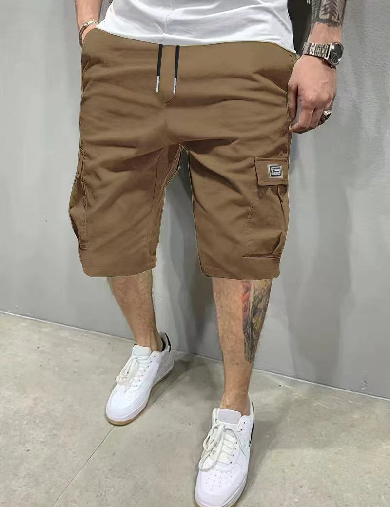 Calções cargo masculinos em estilo tático