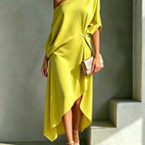 Camila – Vestido Elegante Assimétrico