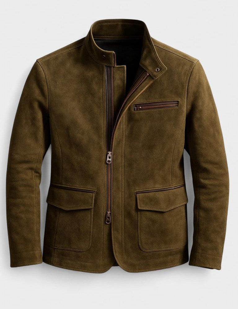 Oliver™ | Casaco de Camurça Premium